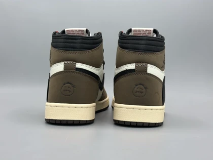 کتانی نایکی جردن1 ترویس اوجی موکا/Nike Air Jordan1 Travis Mocha
