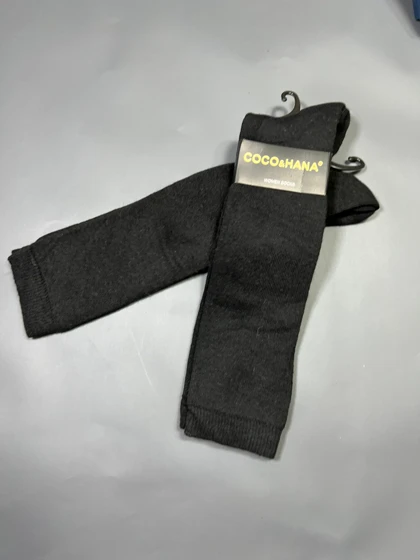 جوراب پشمی بالازانو مشکی