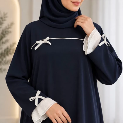 عبا ژاکلین رومینا سرمه ای