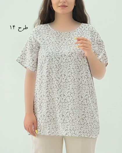 بلوز نخی آستین کوتاه اسرا 3
