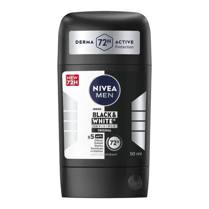 استیک ضد تعریق مردانه نیوآ مدل Black &White 72H حجم 50ml