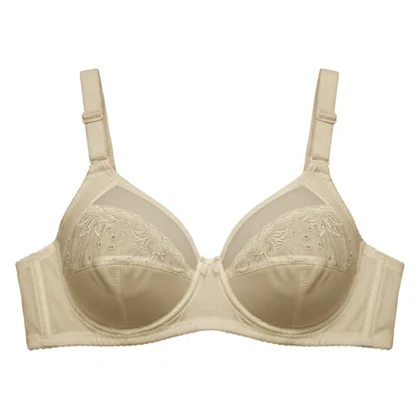 سوتین گلدوزی بدون فنر و اسفنج کد 105465