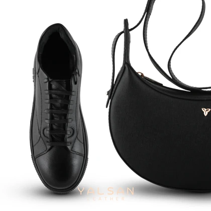 ست کیف و کفش زنانه چرم یلسان مدل رامیلا کد 961-ATRIN-HRM