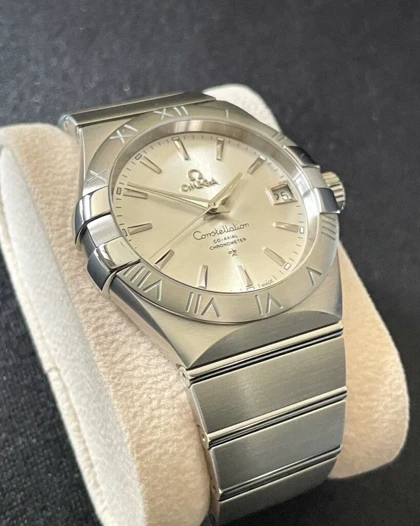 ساعت امگا کانسلیشن مردانه سیلور ایندکس خط Omega Constellation Silver