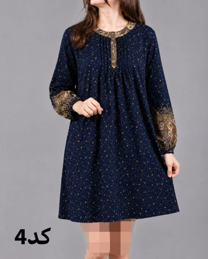 تونیک زنانه طرح اندونزی سایزبزرگ 7630