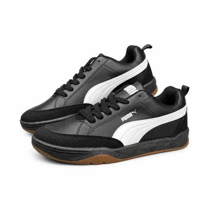 کفش کتانی بزرگ پا مدل پوما مشکی سفید Puma