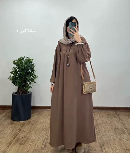 مانتو عبایی بلند رایلی 4 کد 2927