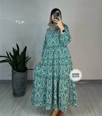 پیراهن طرحدار مزونی40