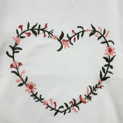 بلوز دورس دخترانه مدل قلب و گل