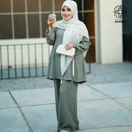 تونیک و شلوار ونوس سبز