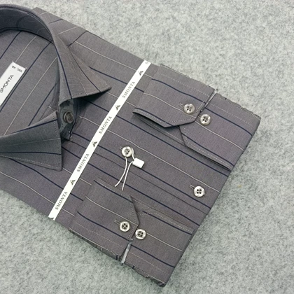 پیراهن استین بلند مردانه ( قواره کلاسیک-قواره معمولی )- پیراهن مجلسی طرحدار مردانه