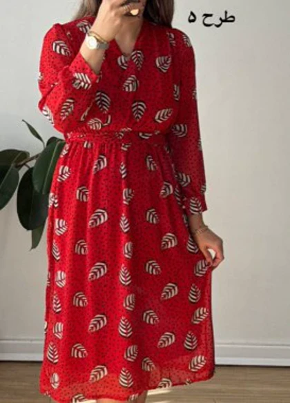 پیراهن حریر سرمه سری 21