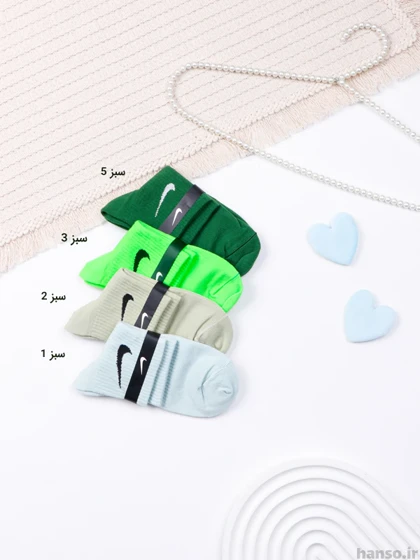 جوراب نیم ساق کش انگلیسی نایک nike کد 1002