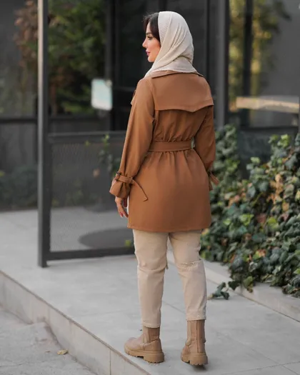 بارانی مدل کوتاه ژیله کوچک کد 734
