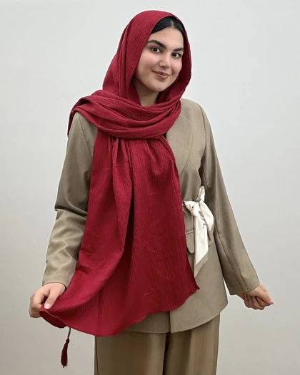 شال نخی دخترانه مدل دلینا
