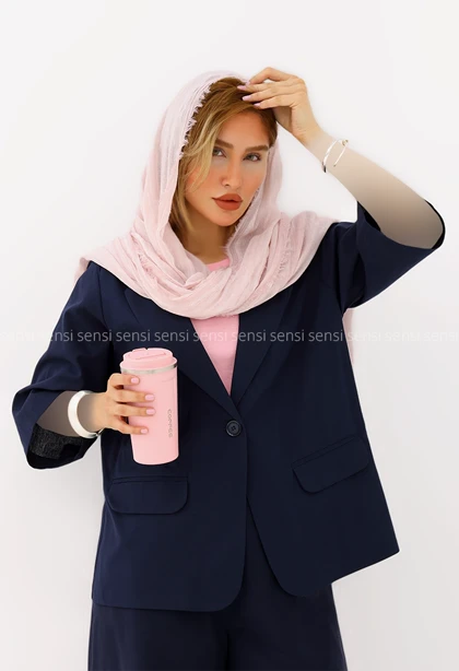 کت زنانه لینن آستین 3ربع کد1006451