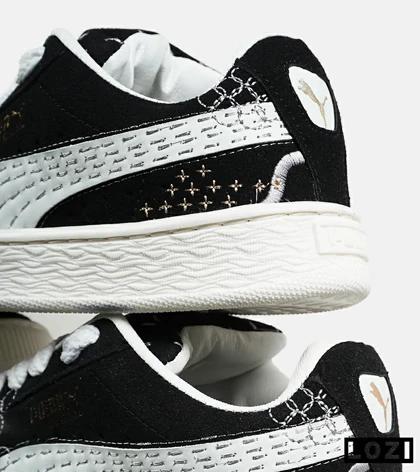 کفش کتانی ورزشی مشکی مردانه و زنانه PUMA suede XL مدل 7478