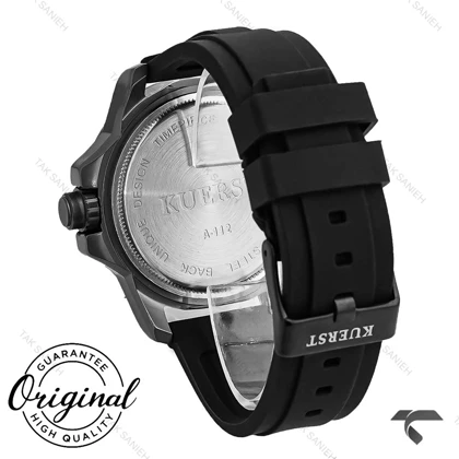 ساعت مردانه Kuerst زیر ثانیه مشکی تقویم دار Kuerst-10447-G