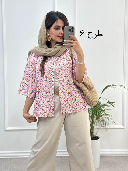 مانتو شومیزی پرگل