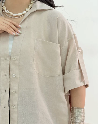 شومیز مچ پاکتی عاطفه(57)کد:5672