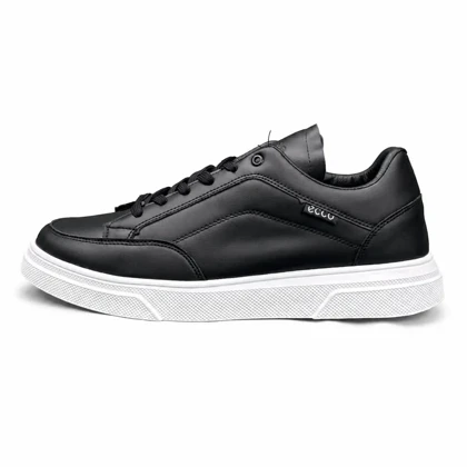کفش کتانی بزرگ پا مدل ونس اکو مشکی سفید Vans ecco
