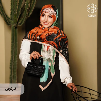 روسری نخ پنبه ماهی