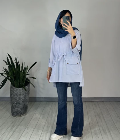 مانتو دکمه دار نارین(ایراد دار)