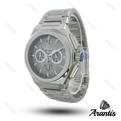 ساعت مردانه الگانس diamond سیلور صفحه طوسی m-10235