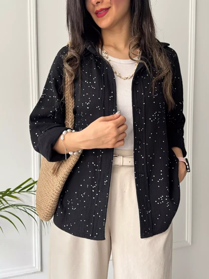 مانتو شومیزی پاستیلی میلانی