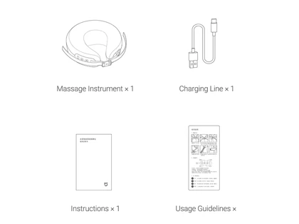 ماساژور گردن و شانه شیائومی Xiaomi Mijia اصل مدل MJNKAM01SKS