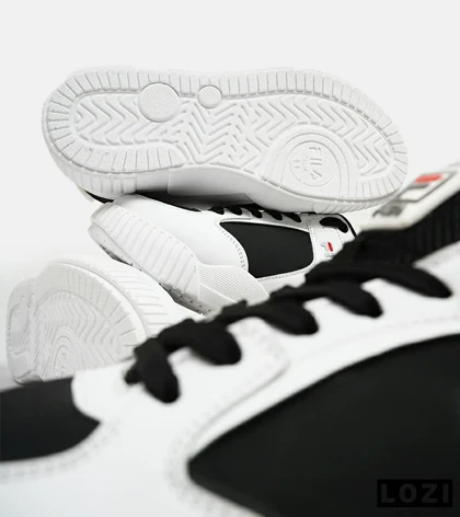 کفش کتانی مردانه کرم مشکی FILA مدل 5380