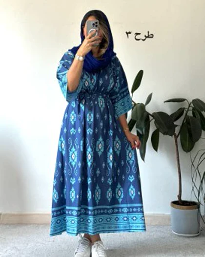 پیراهن مانتویی رعنا