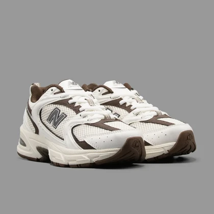 نیوبالانس 530 سفید قهوه ای New Balance 530 White Brown