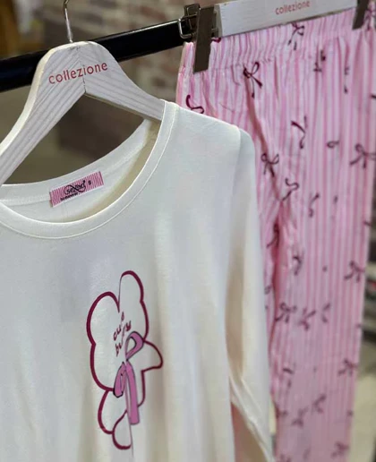 بلوز شلوار نرمال سکسن کد41147-A