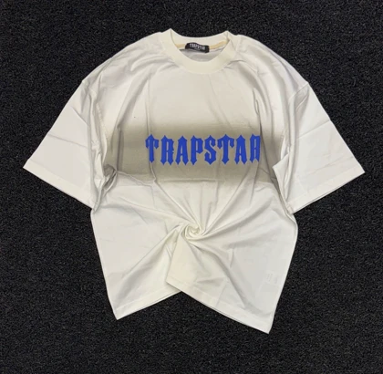 تیشرت اورسایز TRAPSTAR سفید- کیفیت پریمیوم