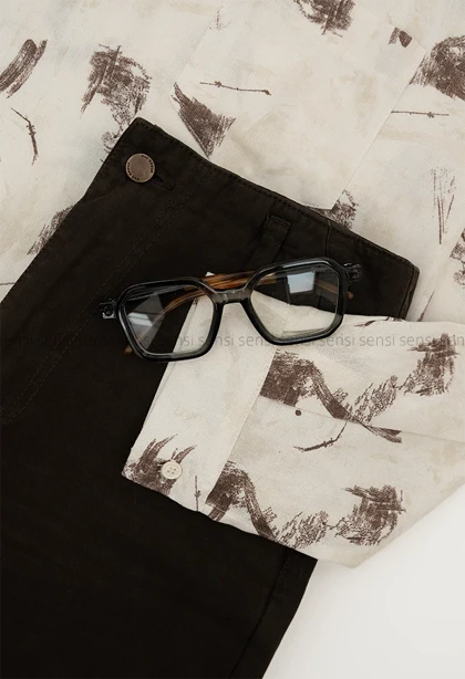 شومیز جلو بسته یقه هفت کد1005312