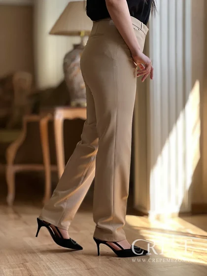 شلوار کرپ مازراتی راسته قد 100