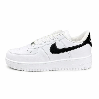 کفش کتانی مردانه مدل نایک ایرفورس 1 سفید مشکی Nike air force