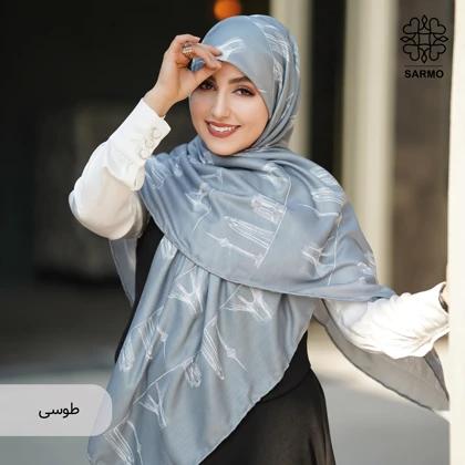 روسری نخ پنبه آریا