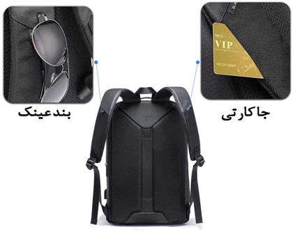 کیف کوله پشتی لپ تاپ 15.6 اینچ اورجینال بنج BANGE 7078