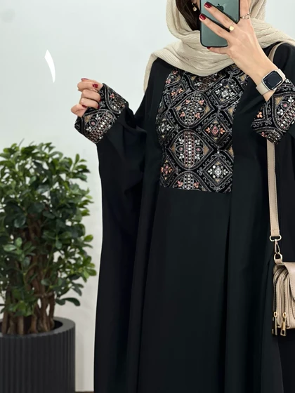 عبای بلند سوزندوزی حدیث 1
