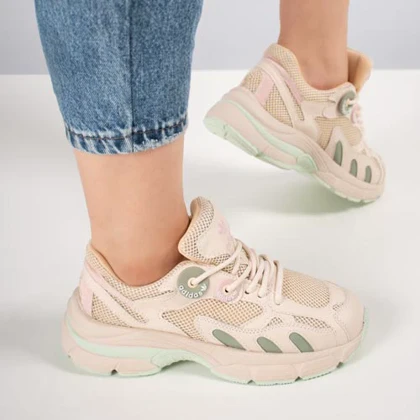 کفش و کتانی زنانه مدل آدیداس ADIDAS رنگ کرم سبز