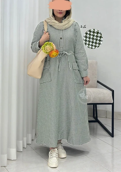 پیراهن مانتویی پیچازی