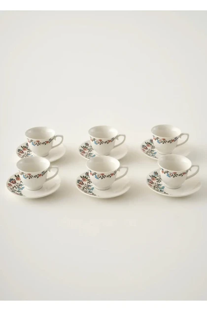 سرویس فنجان قهوه 6 تکه Bella Maison مدل Vintage - آبی