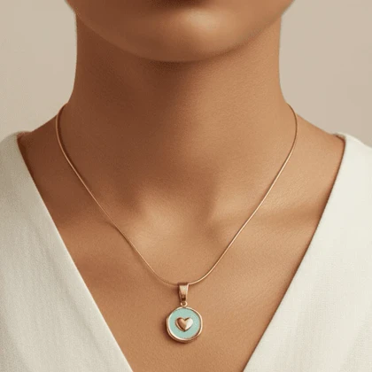 گردنبند زنانه قلب مینیمال