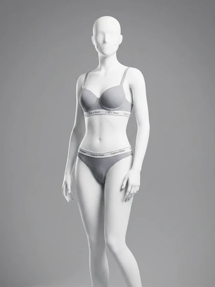 ست شورت بکلس و سوتین فنر دار نخ پنبه کلوین کلاین Calvin Klein