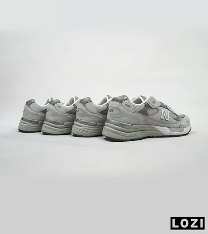 کفش کتانی طوسی سبز Newbalance 992