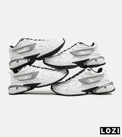 کفش کتانی مردانه بزرگ پا سفید طوسی DIESEL S-SERENDIPITY SPORT مدل 6920