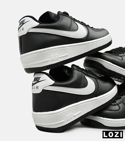 کفش بزرگ پا مشکی سفید NIKE AIR FORCE مدل 6989