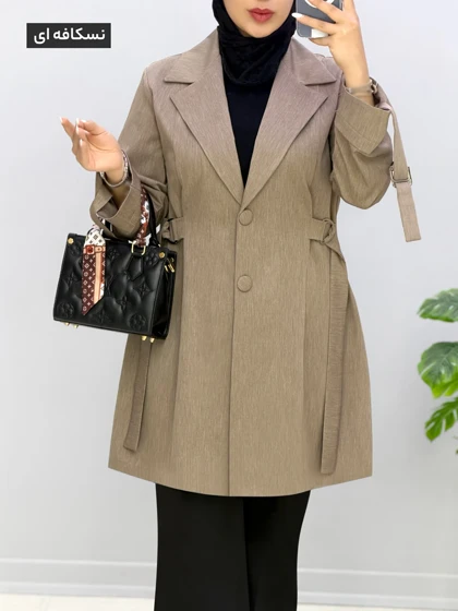 مانتو سایز بزرگ کارتیر سهامین کد 458289